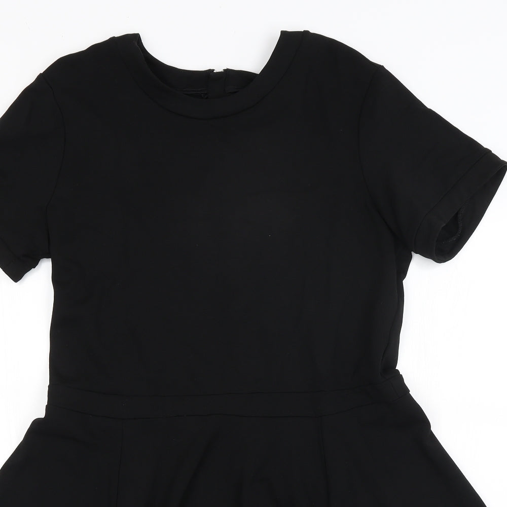 H&M Womens Black   Fit & Flare  Size L