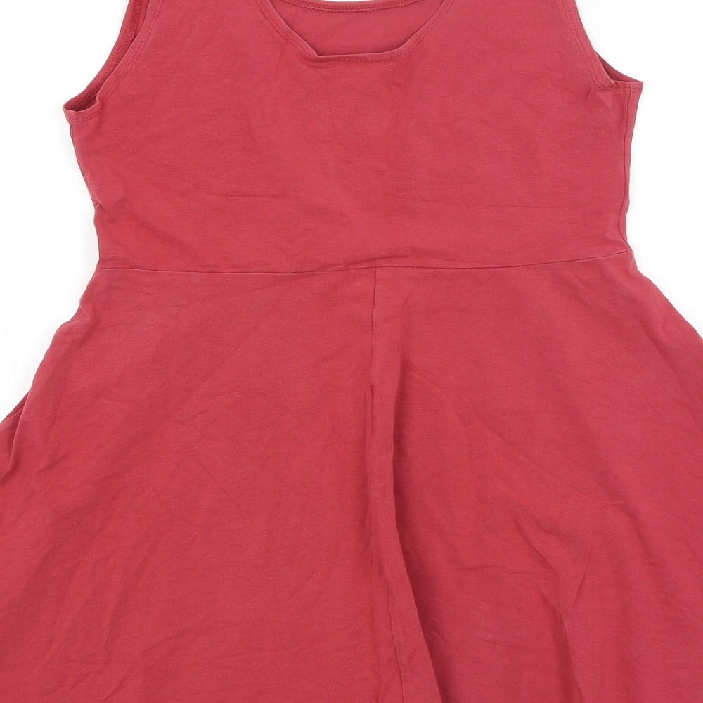 Topshop Womens Red   Fit & Flare  Size 14
