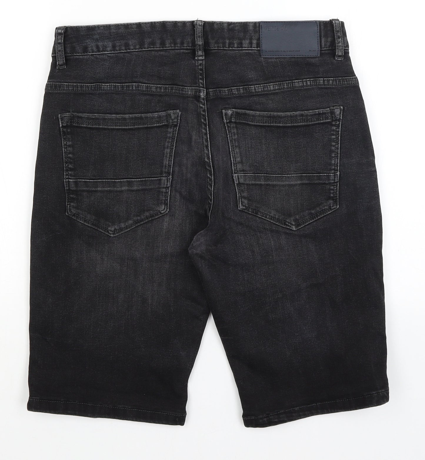 Denim Co Mens Black   Bermuda Shorts Size 30 in