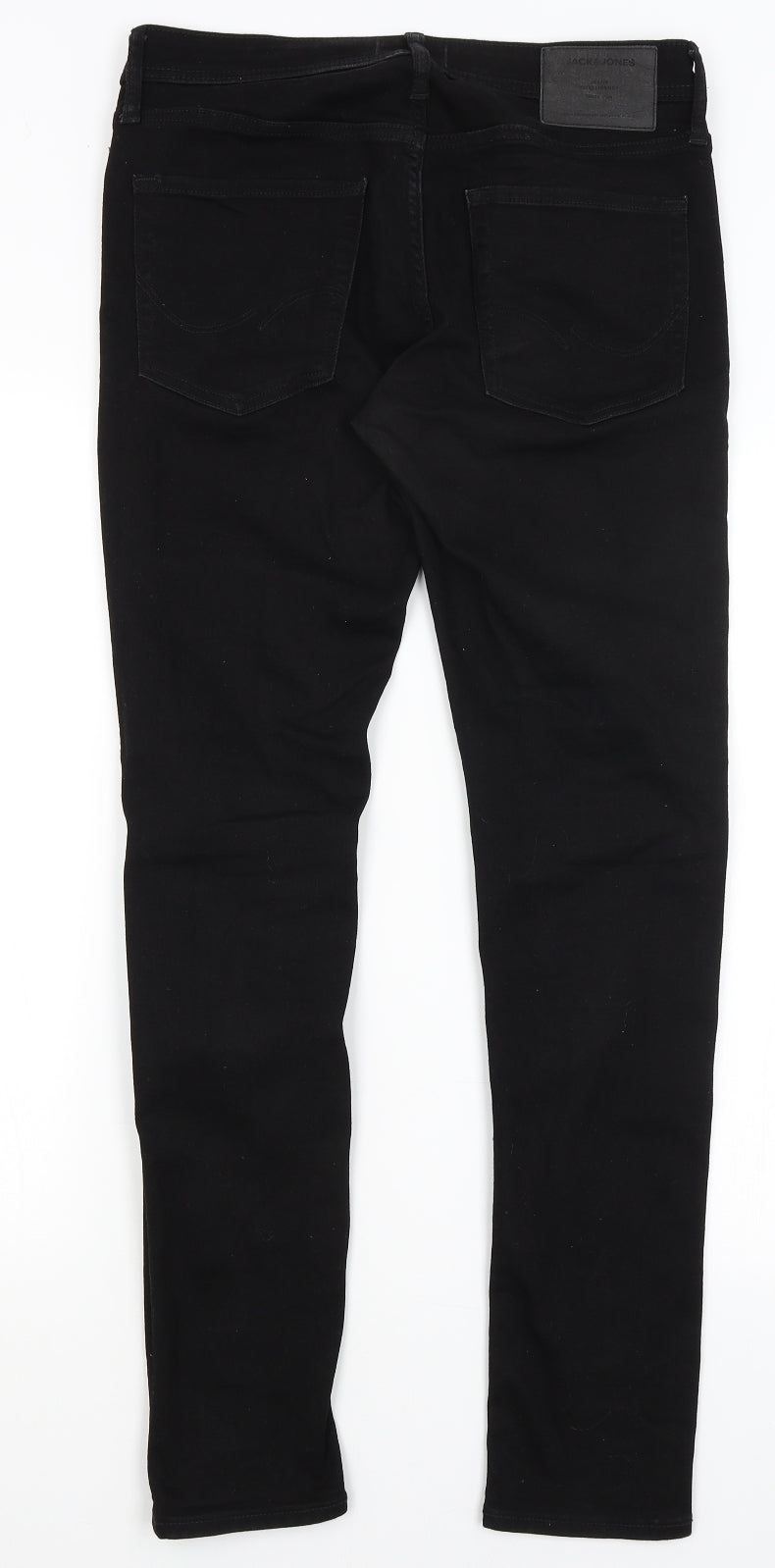Jack Jones Mens Black   Skinny Jeans Size 32 in L29 in