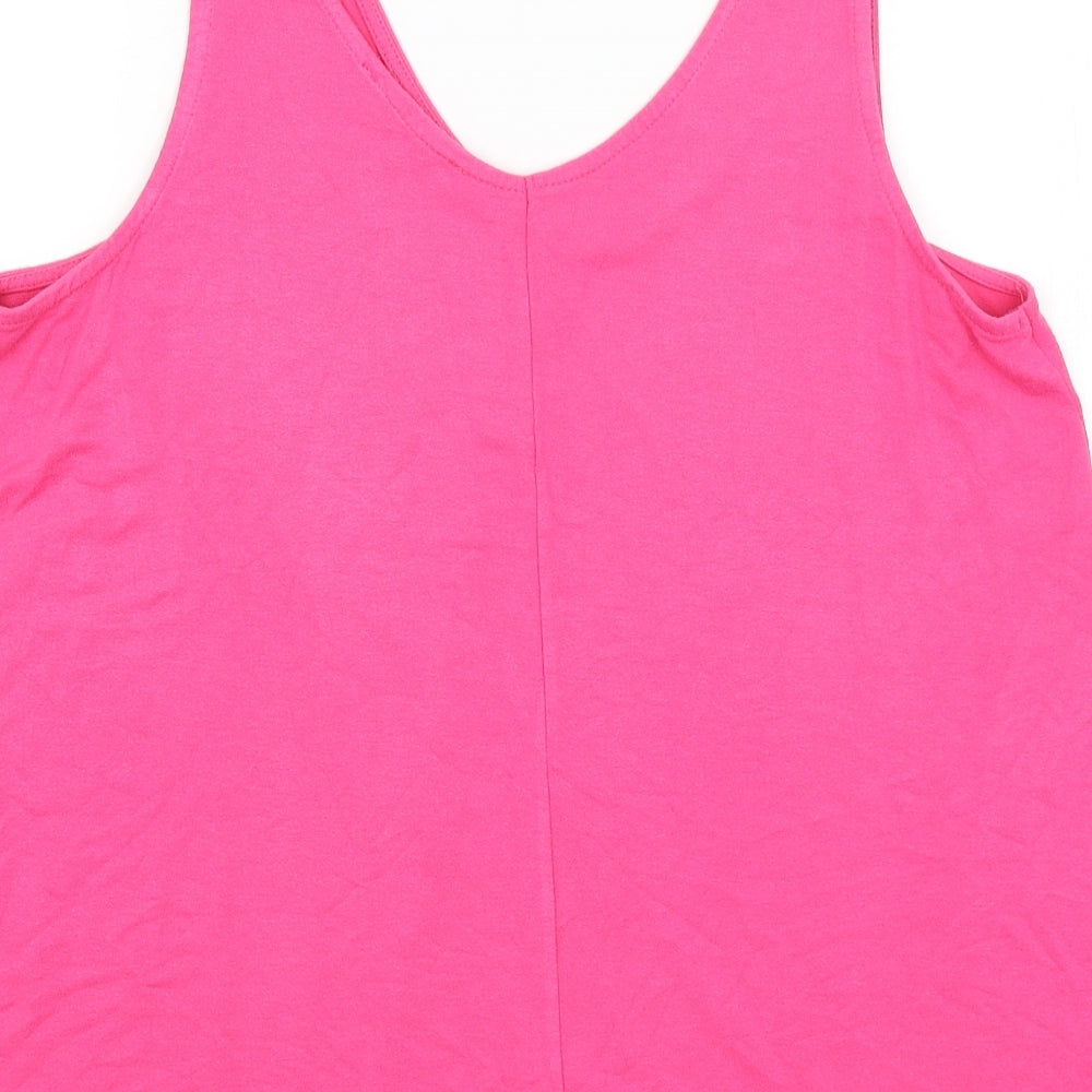 George Womens Pink   Basic Tank Size 14