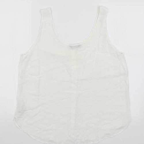 F&F Womens White   Basic Tank Size 14