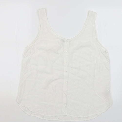 F&F Womens White   Basic Tank Size 14
