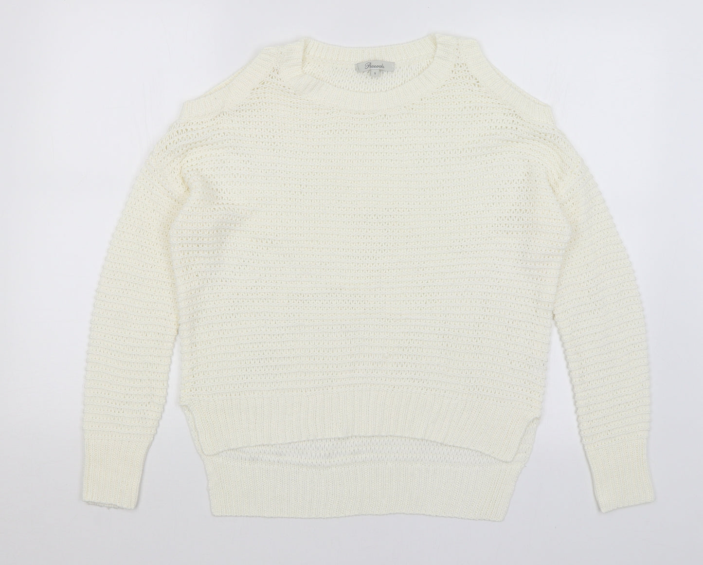 Peacocks Womens Ivory   Pullover Jumper Size S