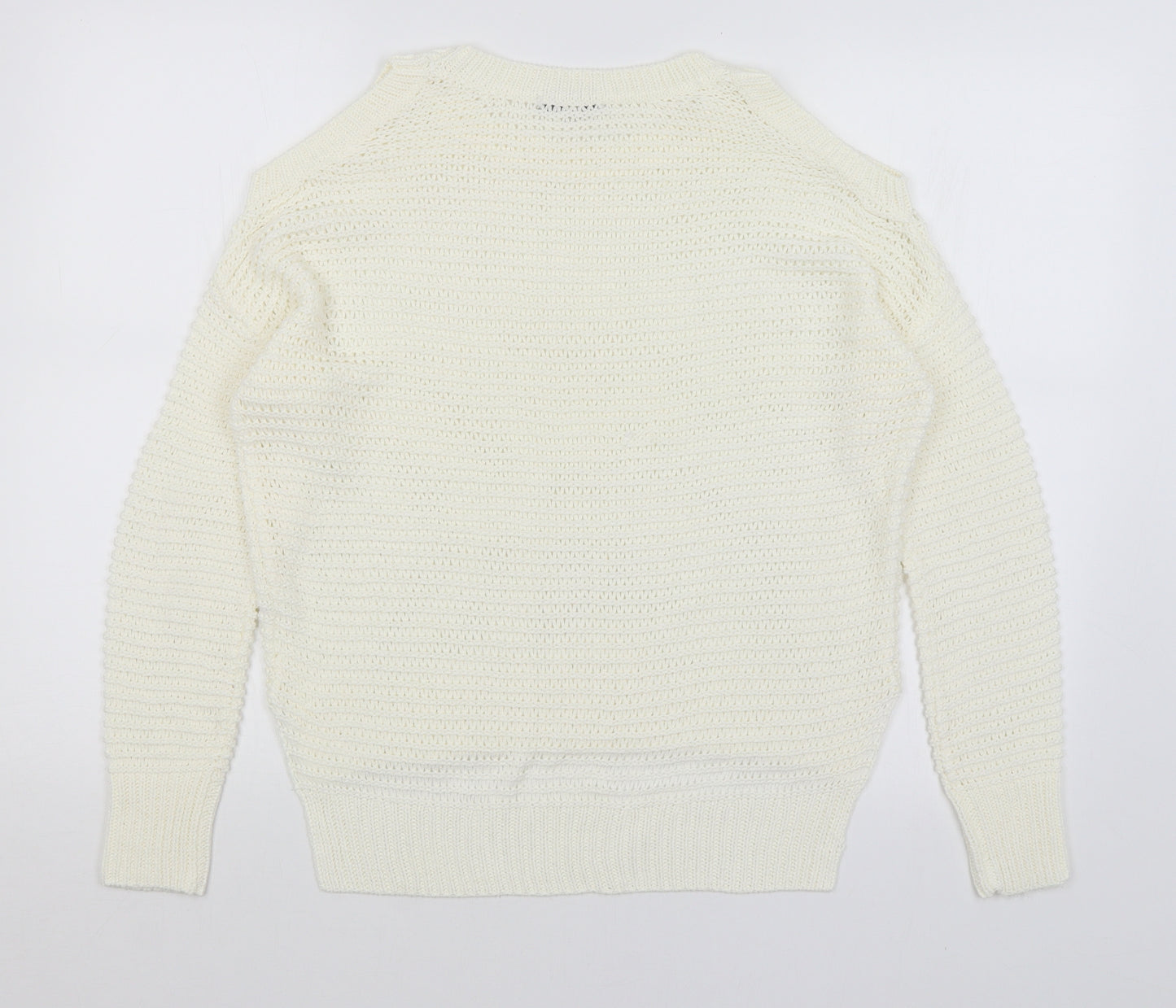Peacocks Womens Ivory   Pullover Jumper Size S