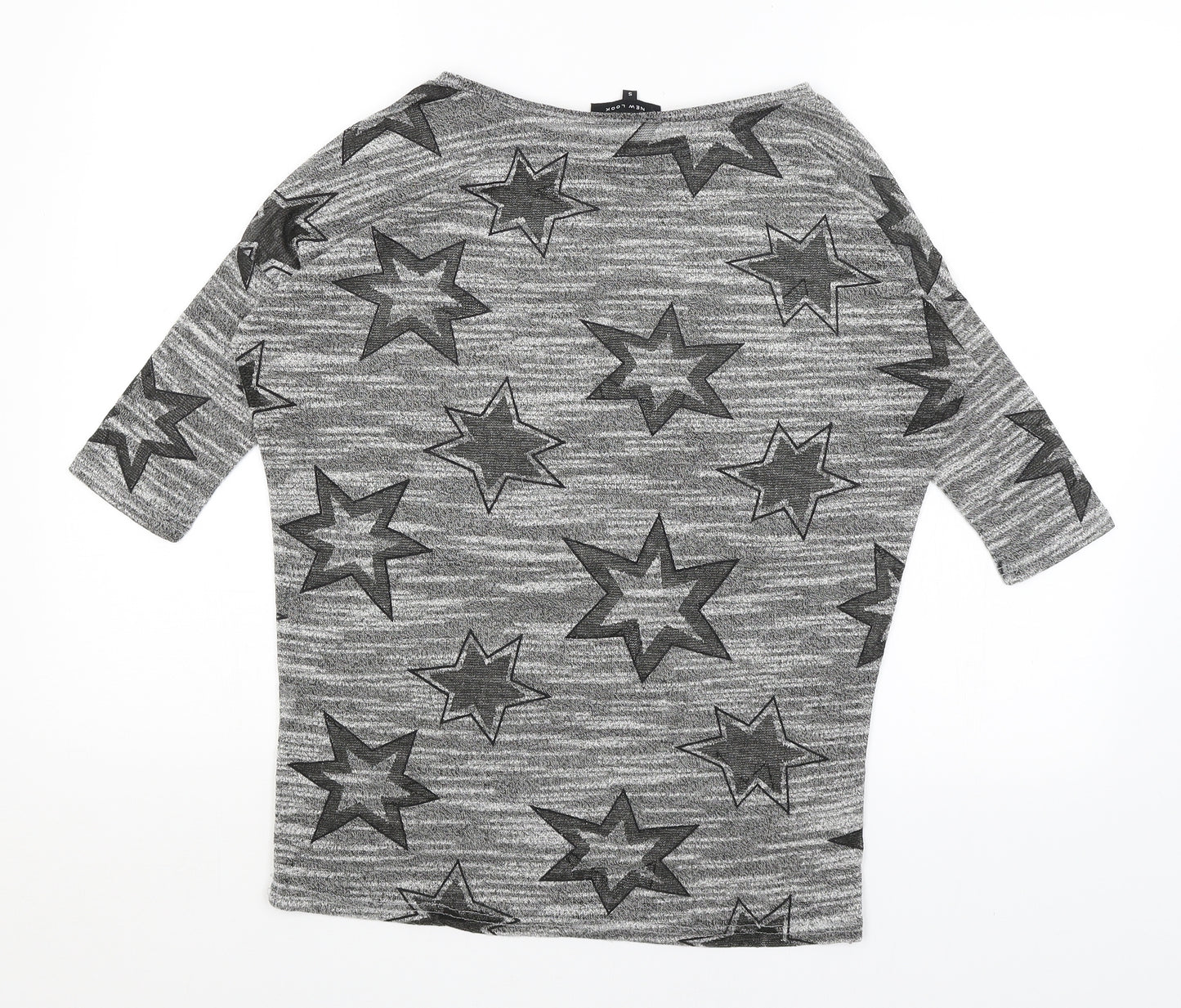 New Look Womens Green   Basic T-Shirt Size S  - Stars