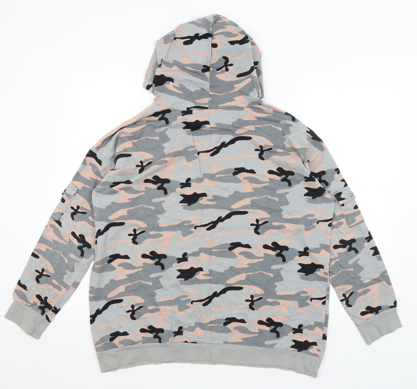 Select Womens Green Camouflage  Pullover Hoodie Size 18  - NYC