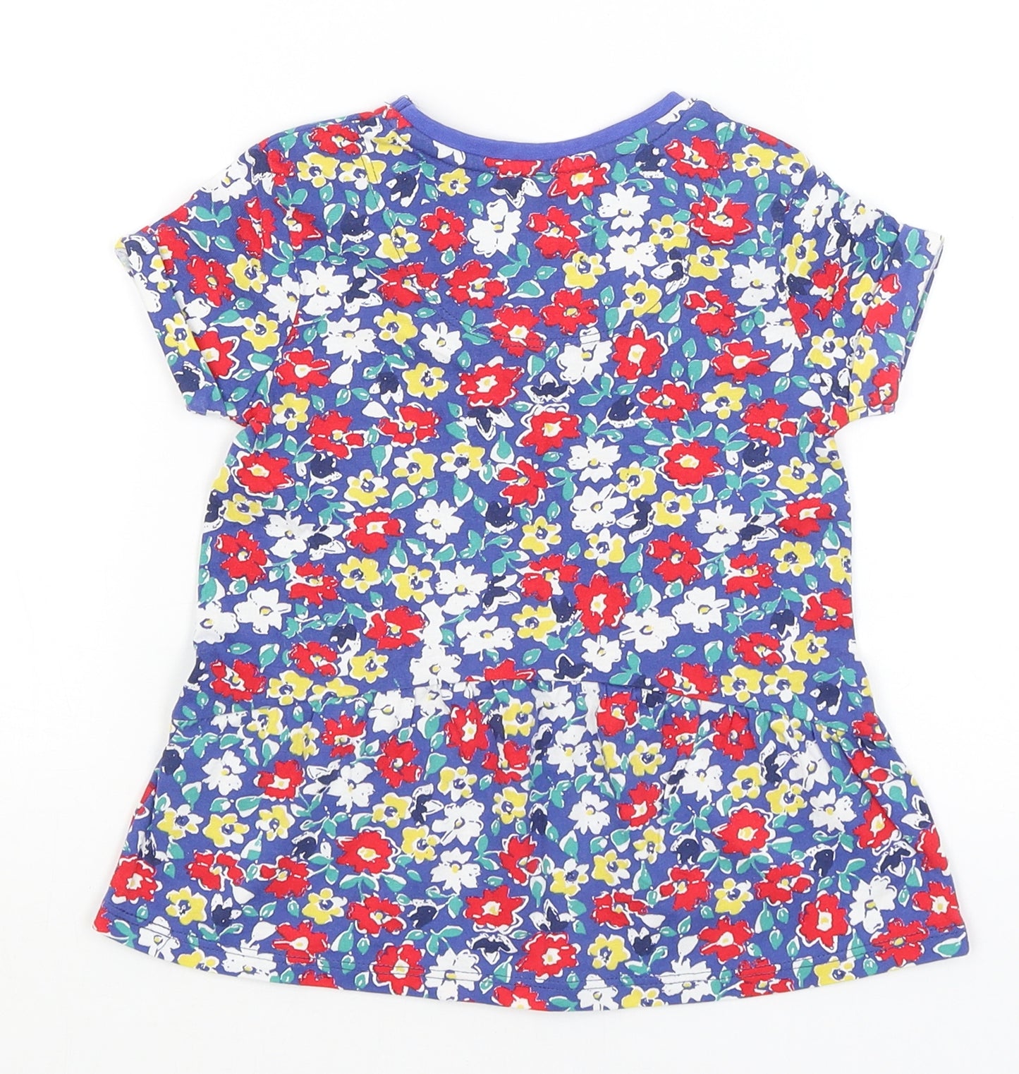 TU Girls Blue Floral  Mermaid  Size 4 Years