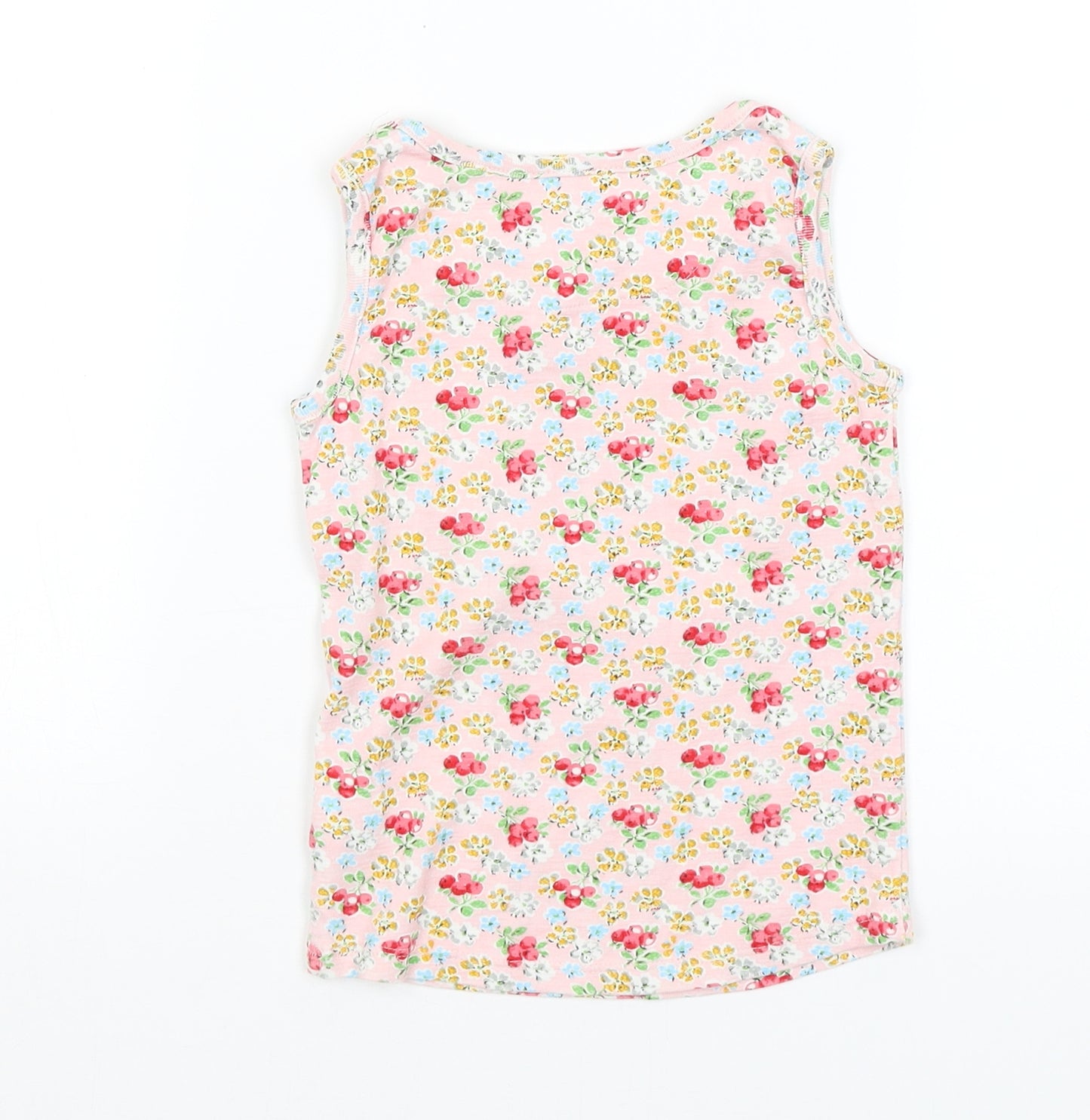 NEXT Girls Pink Floral  Basic Tank Size 3-4 Years
