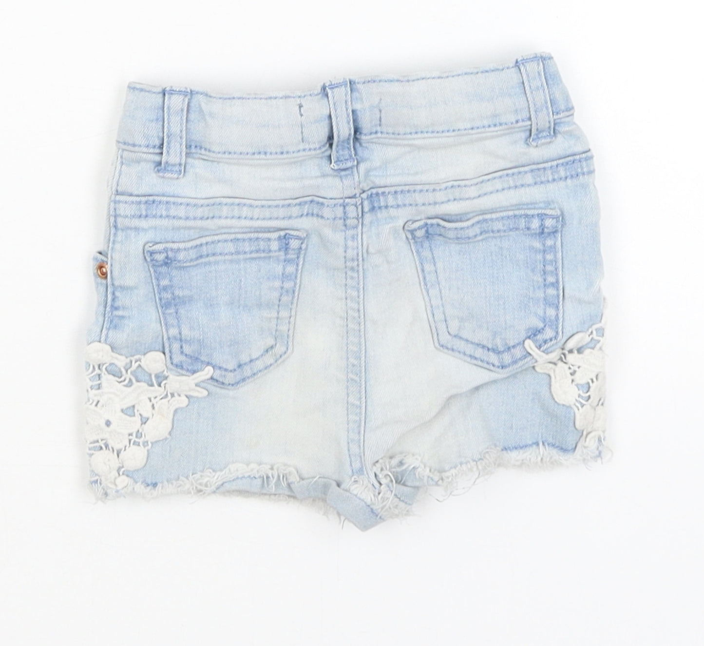 Denim Co Baby Blue   Cropped Trousers Size 12-18 Months