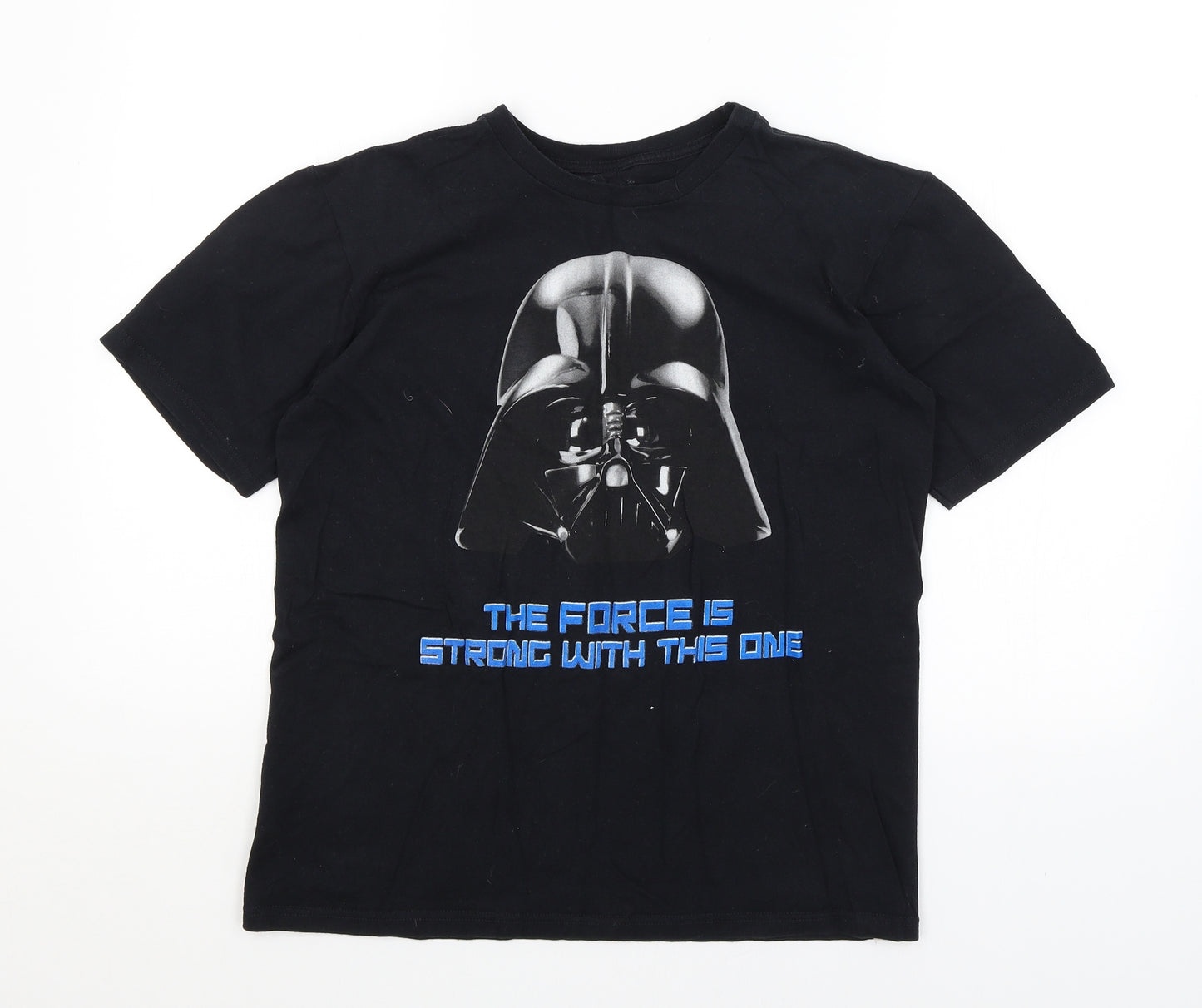 Disney Boys Black   Basic T-Shirt Size 14 Years  - Star Wars