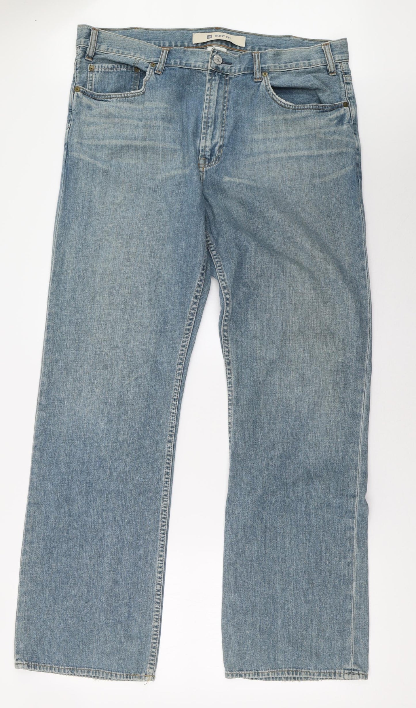 Gap Mens Blue  Denim Straight Jeans Size 38 L34 in