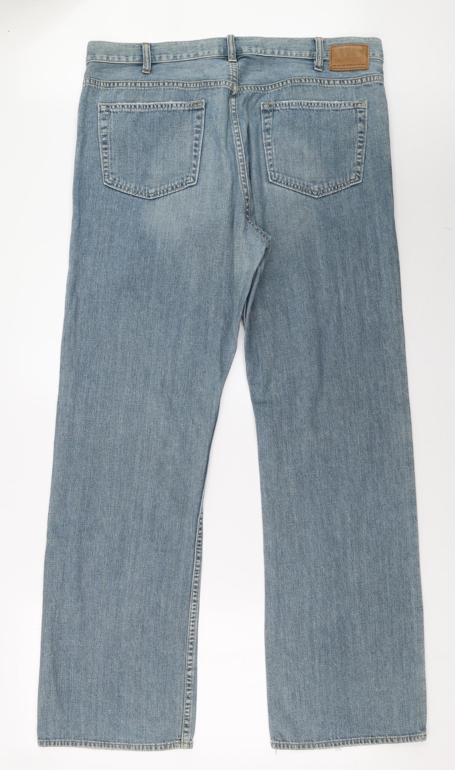 Gap Mens Blue  Denim Straight Jeans Size 38 L34 in