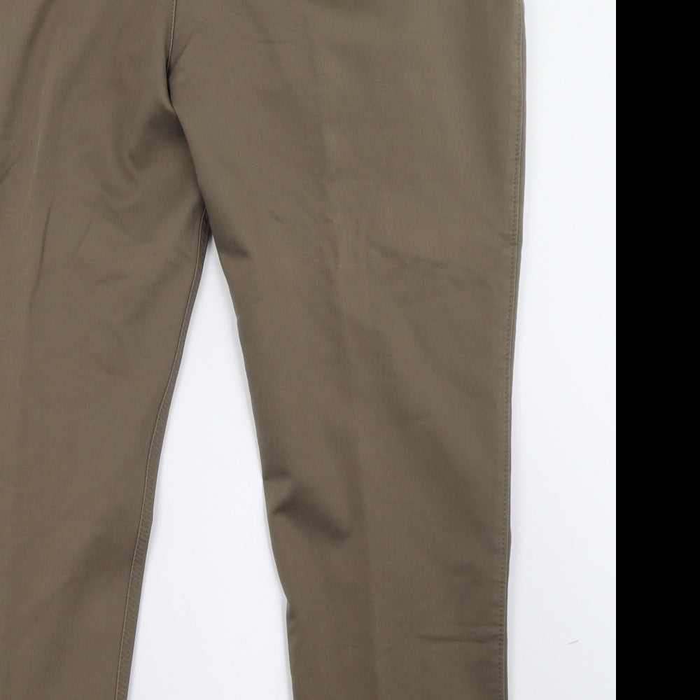 Marks and Spencer Mens Brown   Trousers  Size 44 L29 in