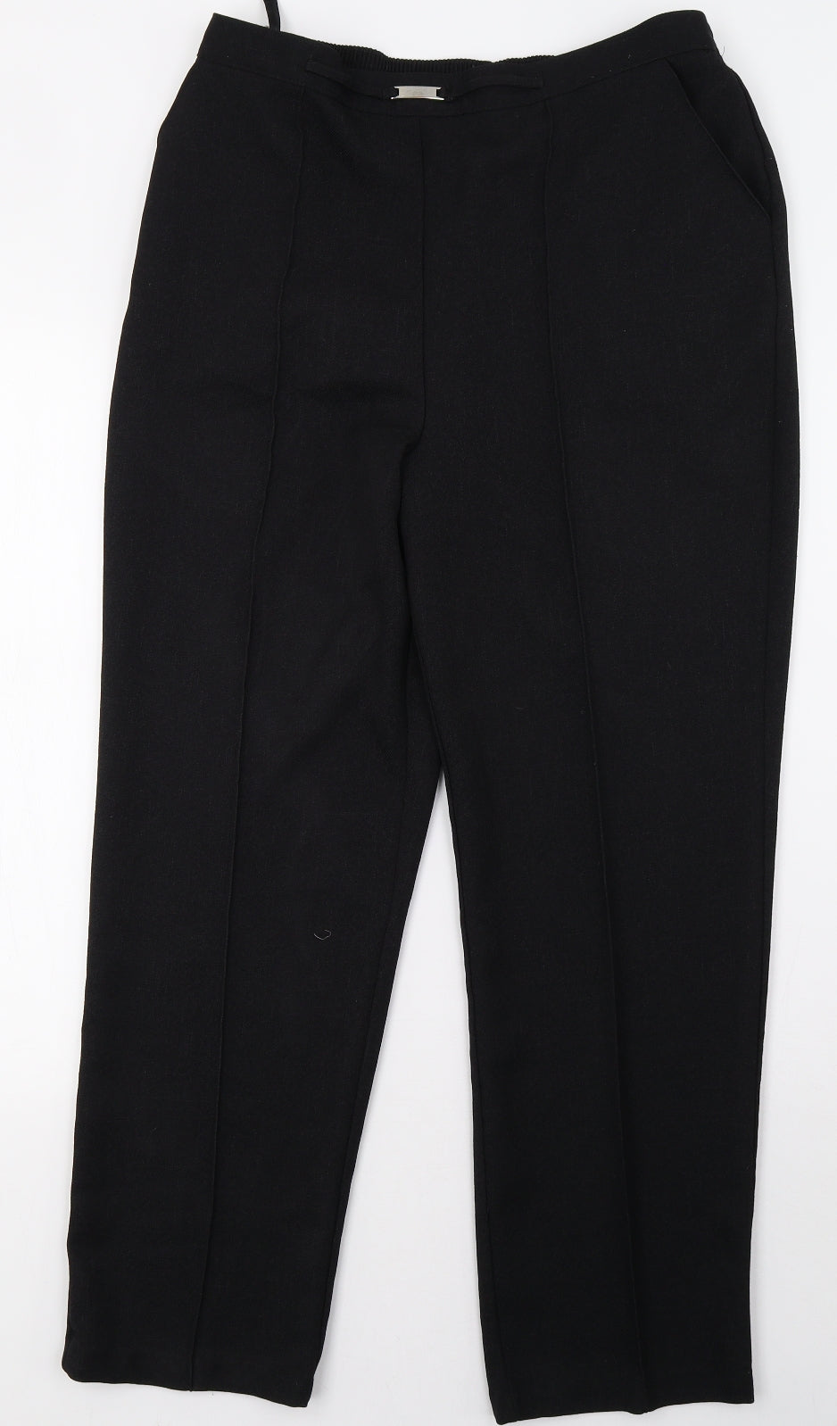Matalan Womens Black   Trousers  Size 14 L29 in