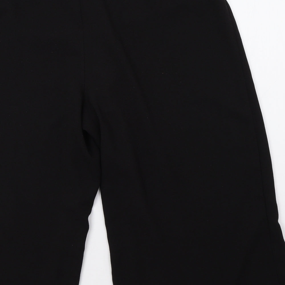 Boohoo Womens Black   Paperbag Shorts Size 14
