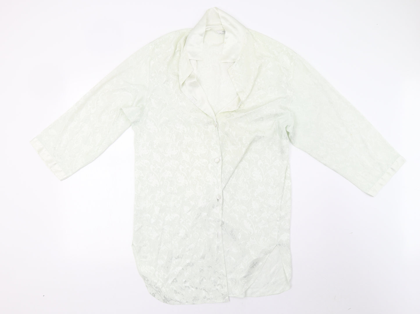 Marks and Spencer Womens Green    Pyjama Top Size 14