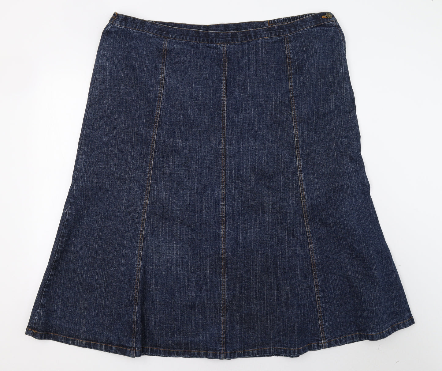 Classics Womens Blue  Denim A-Line Skirt Size 26
