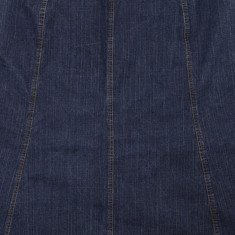 Classics Womens Blue  Denim A-Line Skirt Size 26