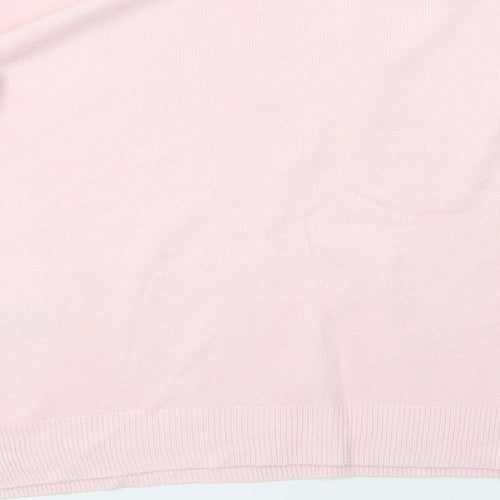 Marks and Spencer Womens Pink  Knit Pullover Sweatshirt Size 14