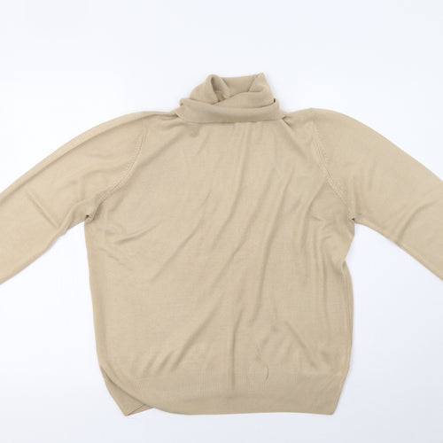 Marks and Spencer Womens Beige  Knit Pullover Sweatshirt Size 14