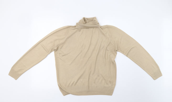 Marks and Spencer Womens Beige  Knit Pullover Sweatshirt Size 14