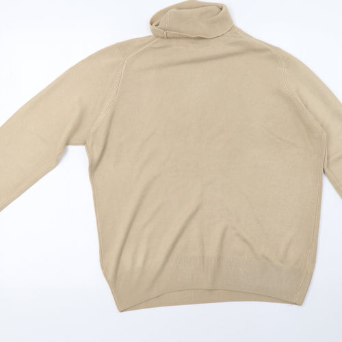 Marks and Spencer Womens Beige  Knit Pullover Sweatshirt Size 14
