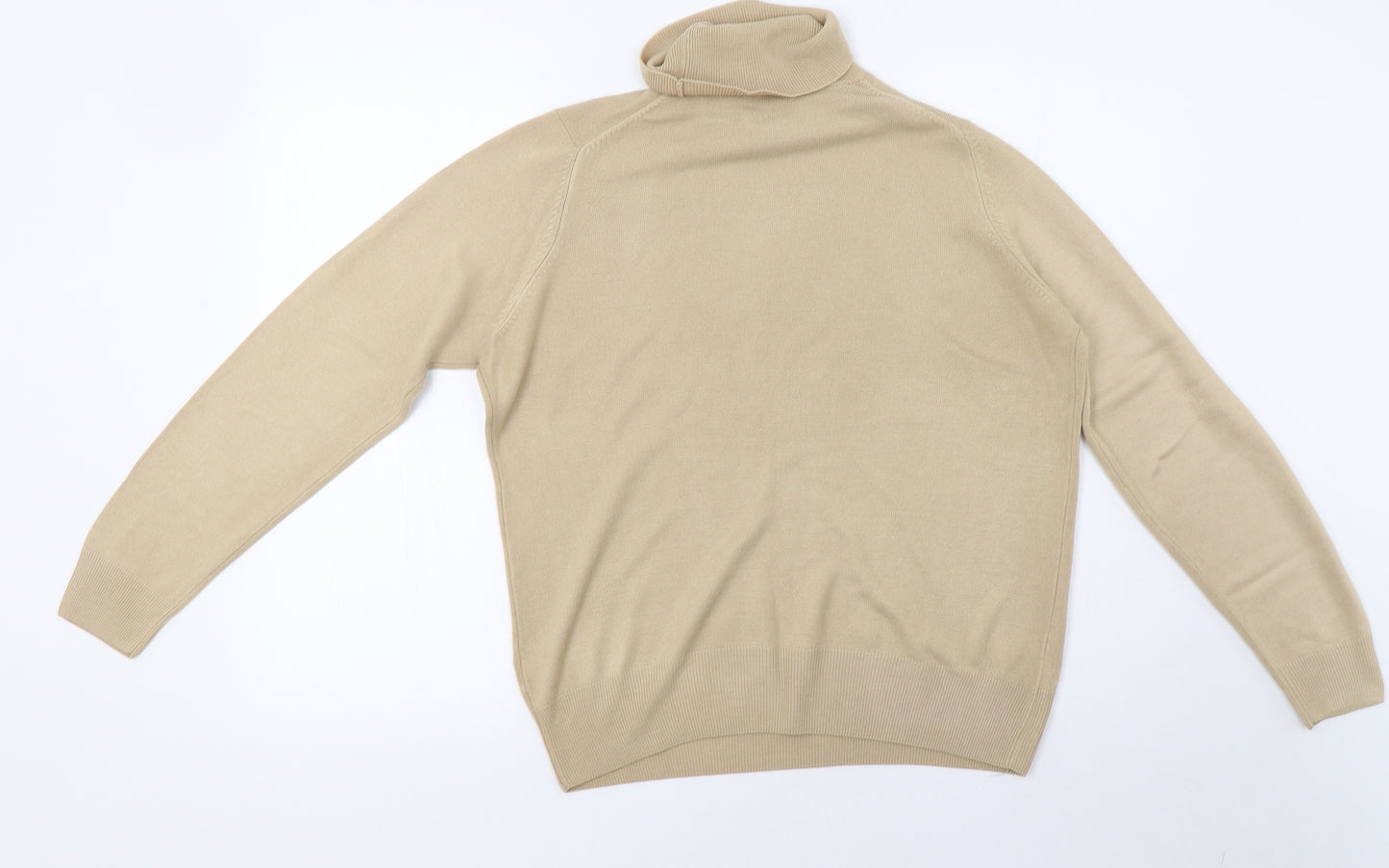 Marks and Spencer Womens Beige  Knit Pullover Sweatshirt Size 14