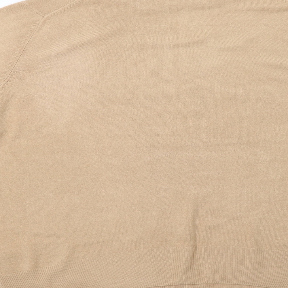 Marks and Spencer Womens Beige  Knit Pullover Sweatshirt Size 14