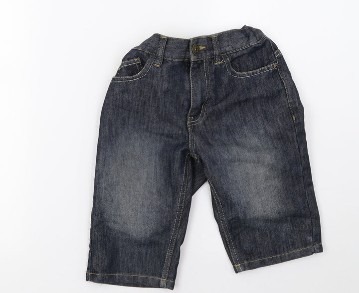Urban Outlaws Boys Blue Denim Straight Jeans Size 9 Months