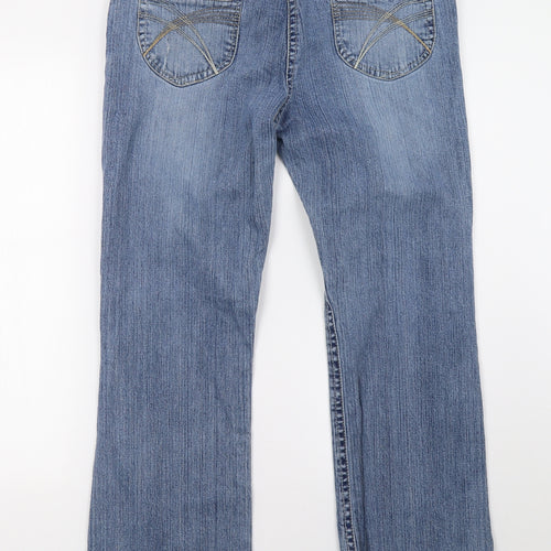 newlook Womens Blue  Denim Straight Jeans Size 16 L30 in