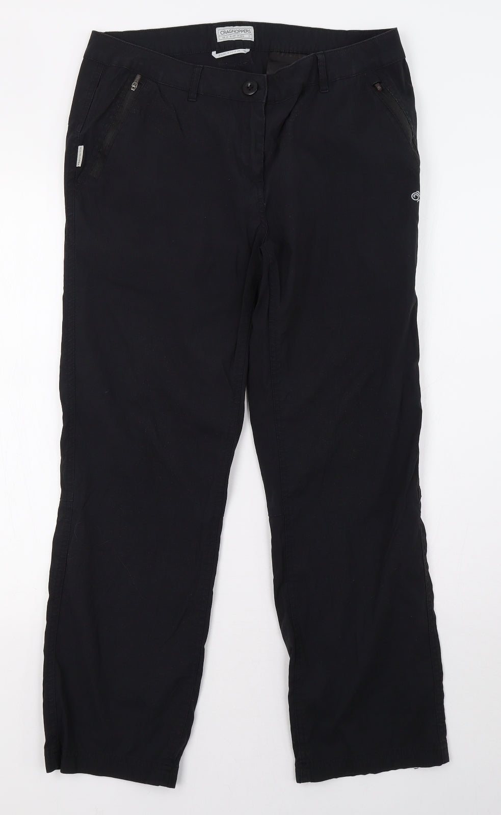 Craghoppers Womens Black   Windbreaker Trousers Size 12 L29 in