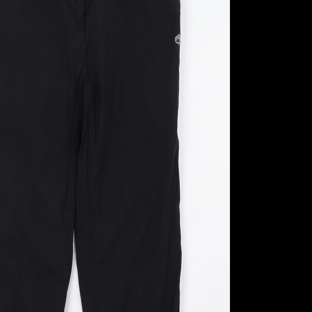 Craghoppers Womens Black   Windbreaker Trousers Size 12 L29 in