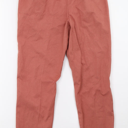 Marks and Spencer Womens Pink   Trousers  Size 8 L26 in