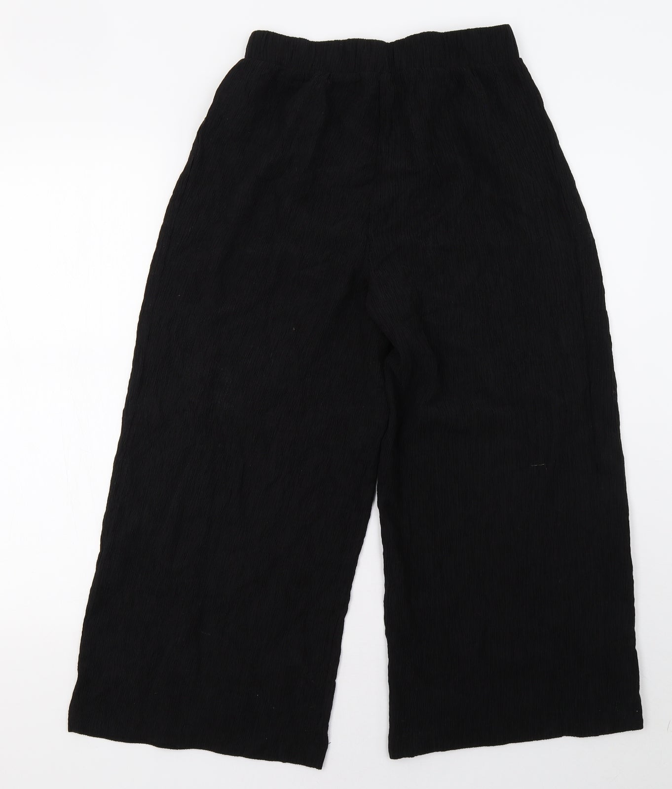 Primark Womens Black   Cropped Trousers Size 10 L25 in