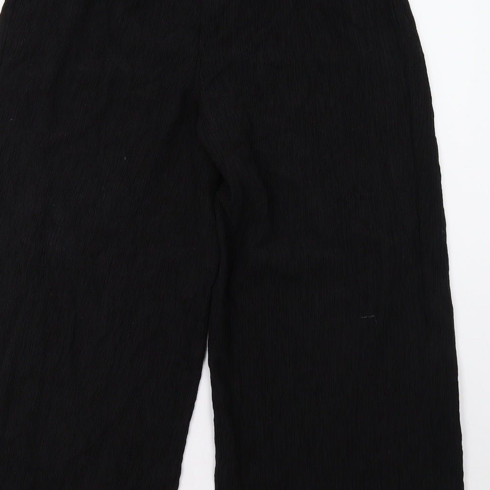 Primark Womens Black   Cropped Trousers Size 10 L25 in
