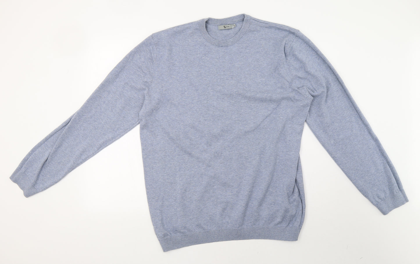 Sainsburys Mens Blue  Knit Pullover Sweatshirt Size XL