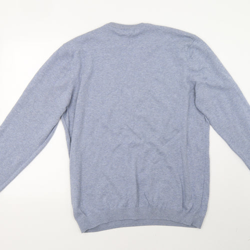 Sainsburys Mens Blue  Knit Pullover Sweatshirt Size XL