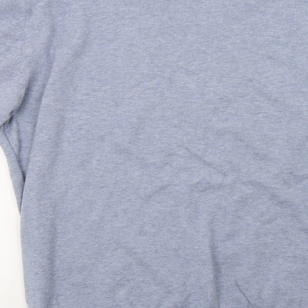 Sainsburys Mens Blue  Knit Pullover Sweatshirt Size XL