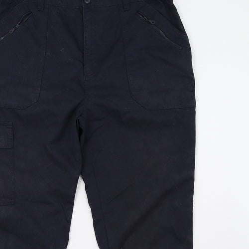 Cotton Traders Mens Blue   Trousers  Size 40 L32 in