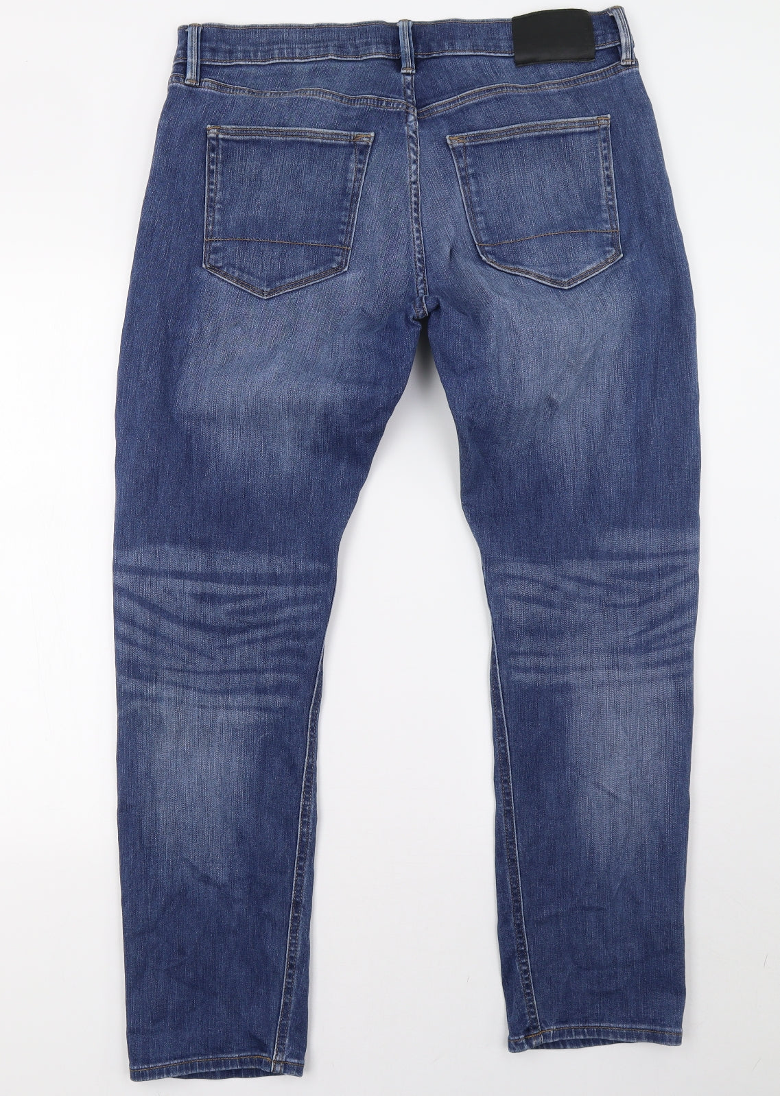 Marks and Spencer Mens Blue  Denim Straight Jeans Size 34 L31 in
