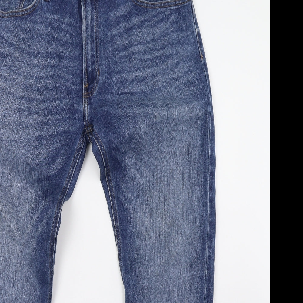 Marks and Spencer Mens Blue  Denim Straight Jeans Size 34 L31 in