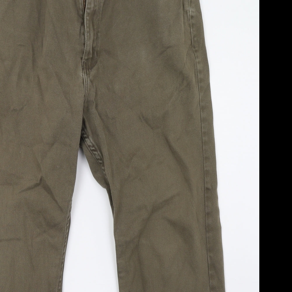 Marks and Spencer Mens Green  Denim Straight Jeans Size 40 L31 in
