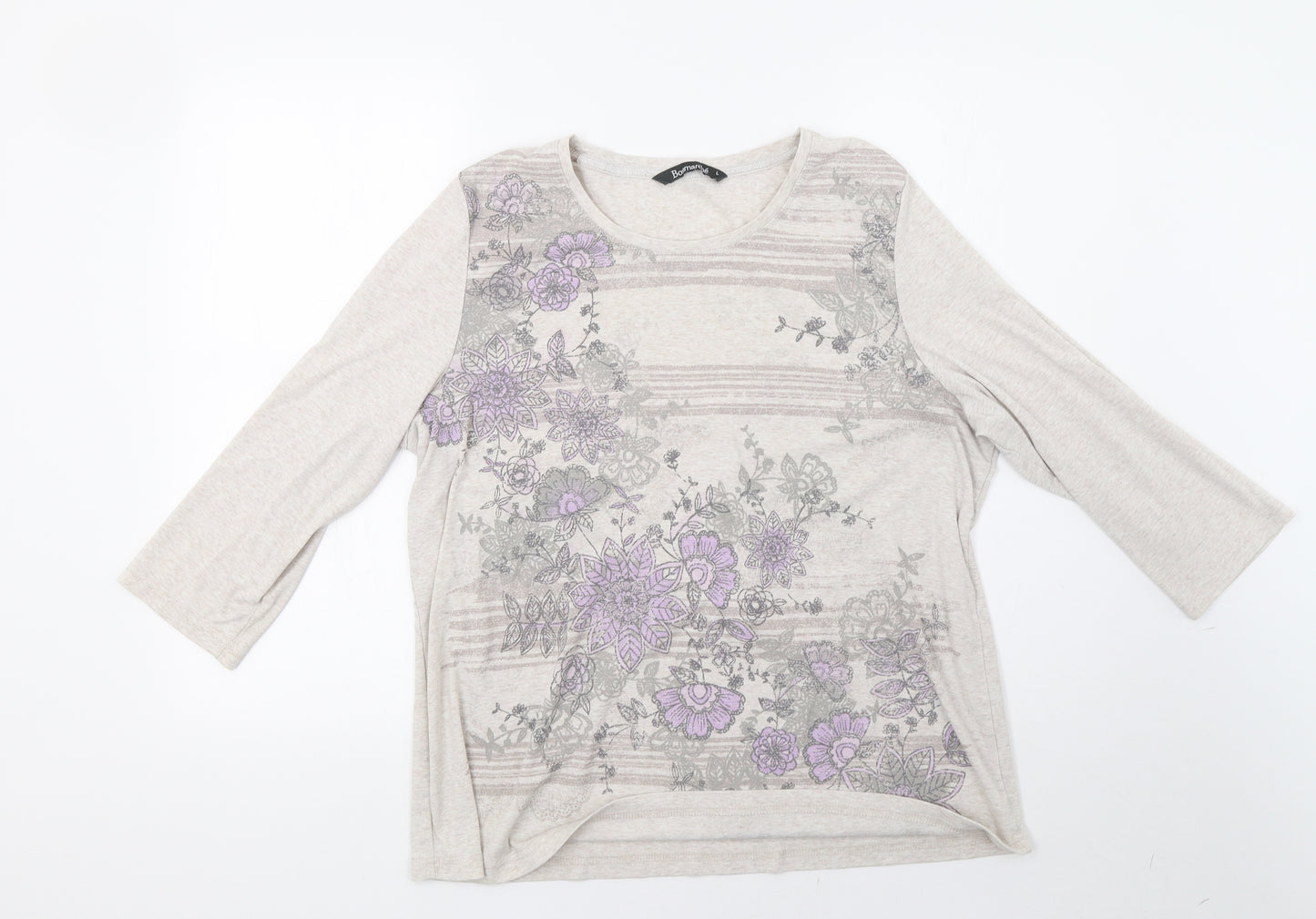 Bonmarché Womens Beige   Pullover Sweatshirt Size L