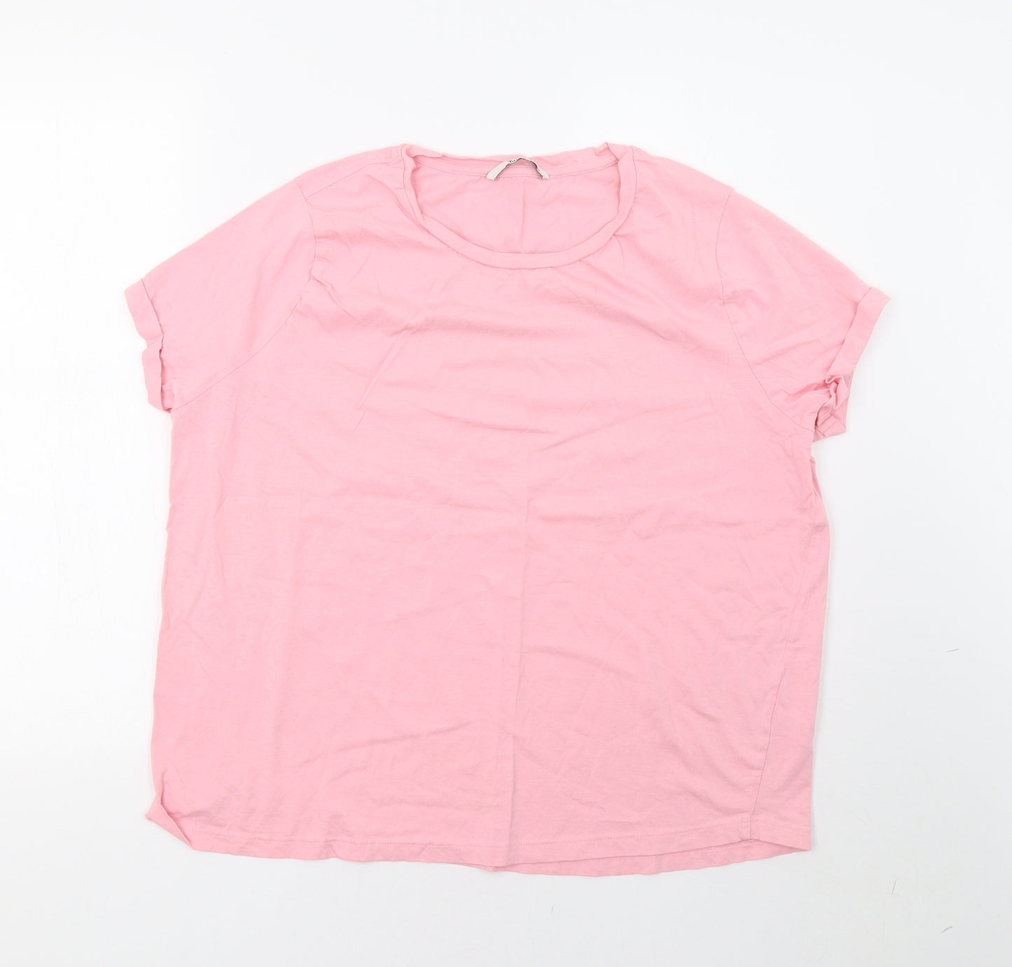 Sainsburys Womens Pink   Basic T-Shirt Size 20