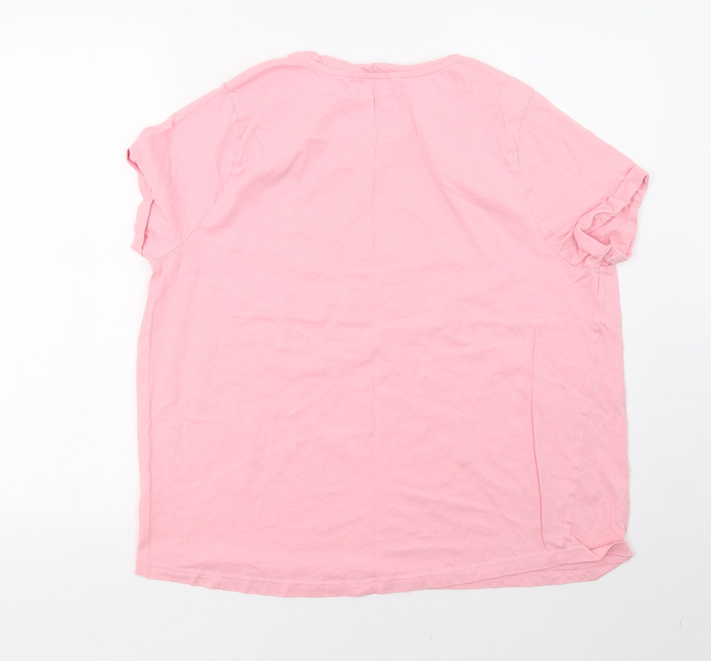 Sainsburys Womens Pink   Basic T-Shirt Size 20
