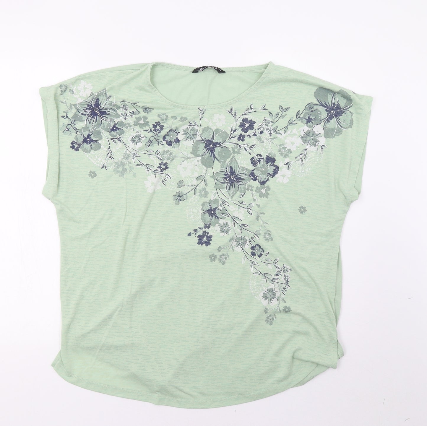 Bonmarché Womens Green    T-Shirt Size 18
