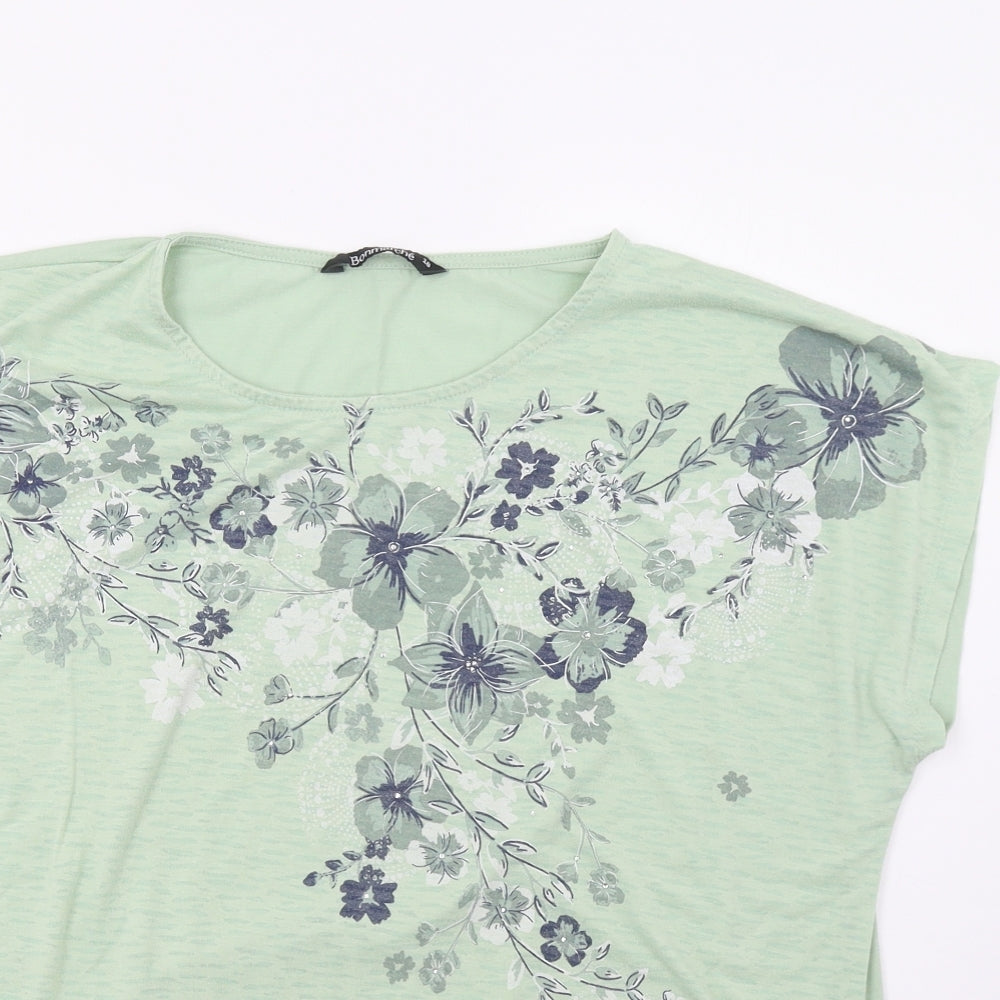 Bonmarché Womens Green    T-Shirt Size 18