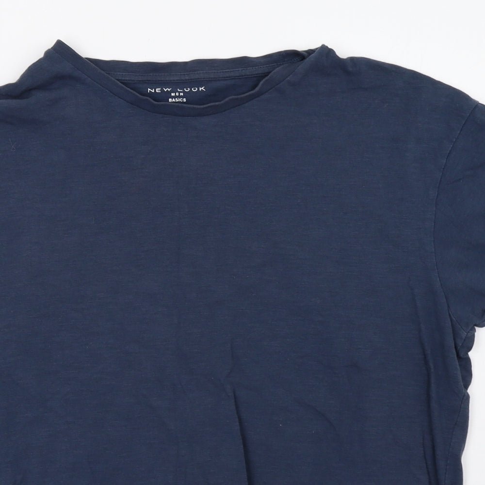 New Look Mens Blue    T-Shirt Size L
