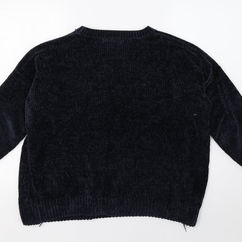 Primark Womens Blue   Pullover Sweatshirt Size 14
